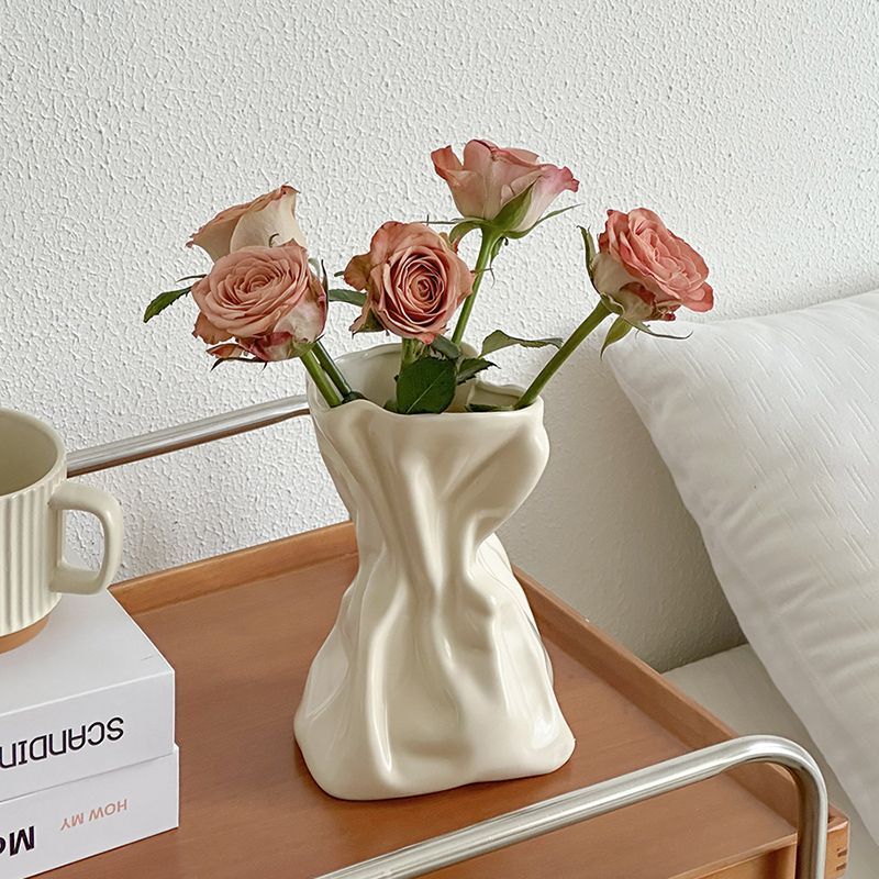 Simple Cream Style Vase Decoration Home Decoration - Hearth & Lume