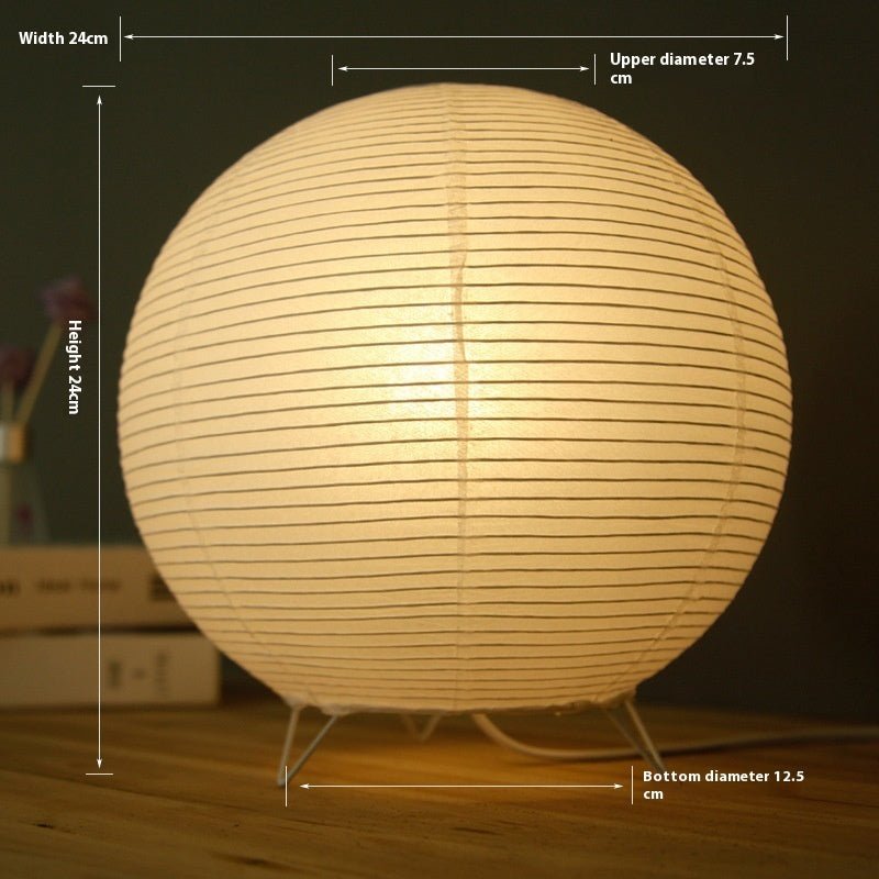 Modern Creative Personality Paper Lantern Table Lamp Bedside Small Night Lamp - Hearth & Lume