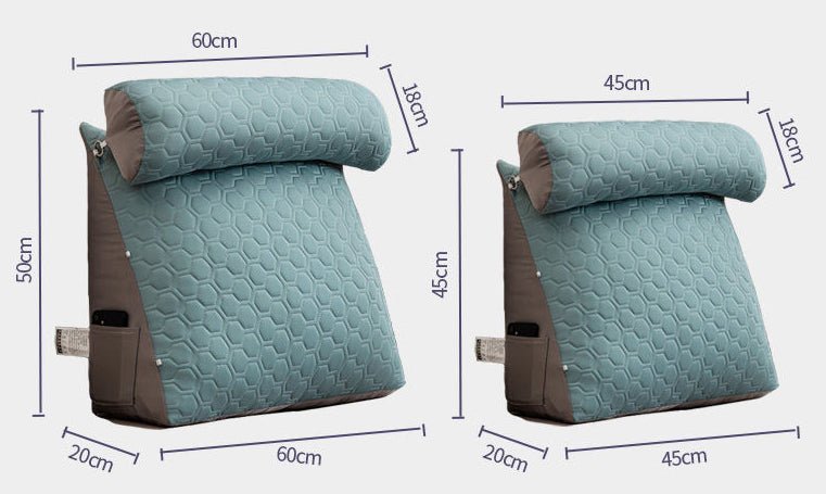 Summer Ice Silk Latex Summer Mat Pillow Bedside Cushion - Hearth & Lume