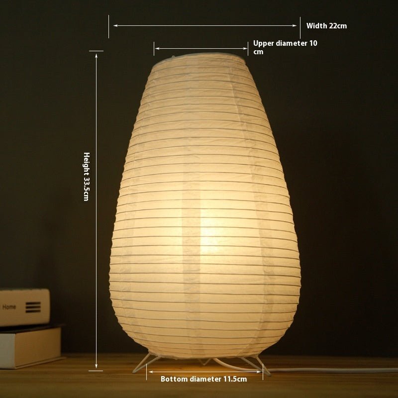 Modern Creative Personality Paper Lantern Table Lamp Bedside Small Night Lamp - Hearth & Lume