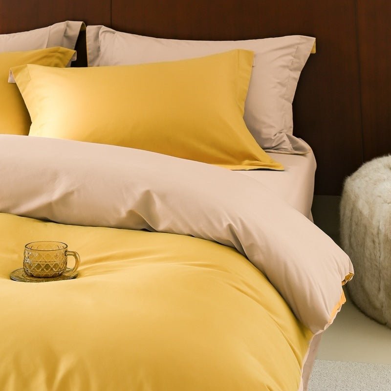 High - end Thickening Brushed Cotton Four - piece Cotton Set - Hearth & Lume