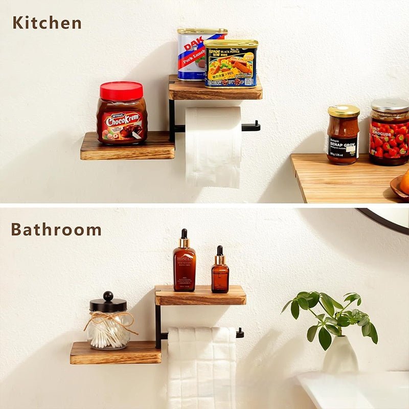 Fashion Personalized Bathroom Shelf Roll Stand - Hearth & Lume