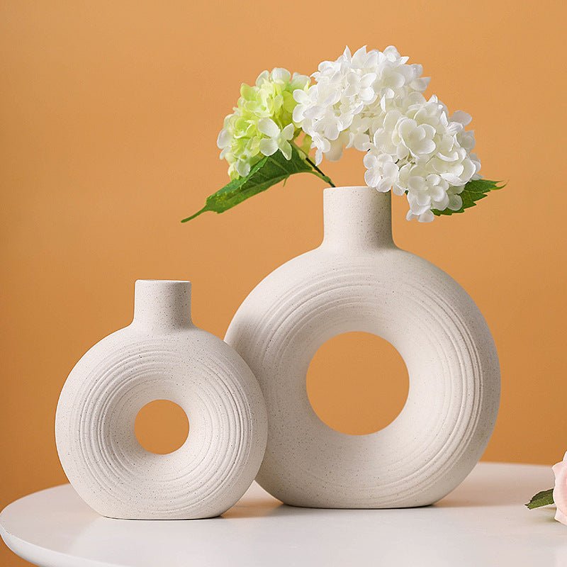 European - style Ceramic Creative Vase Frosted Ornaments - Hearth & Lume