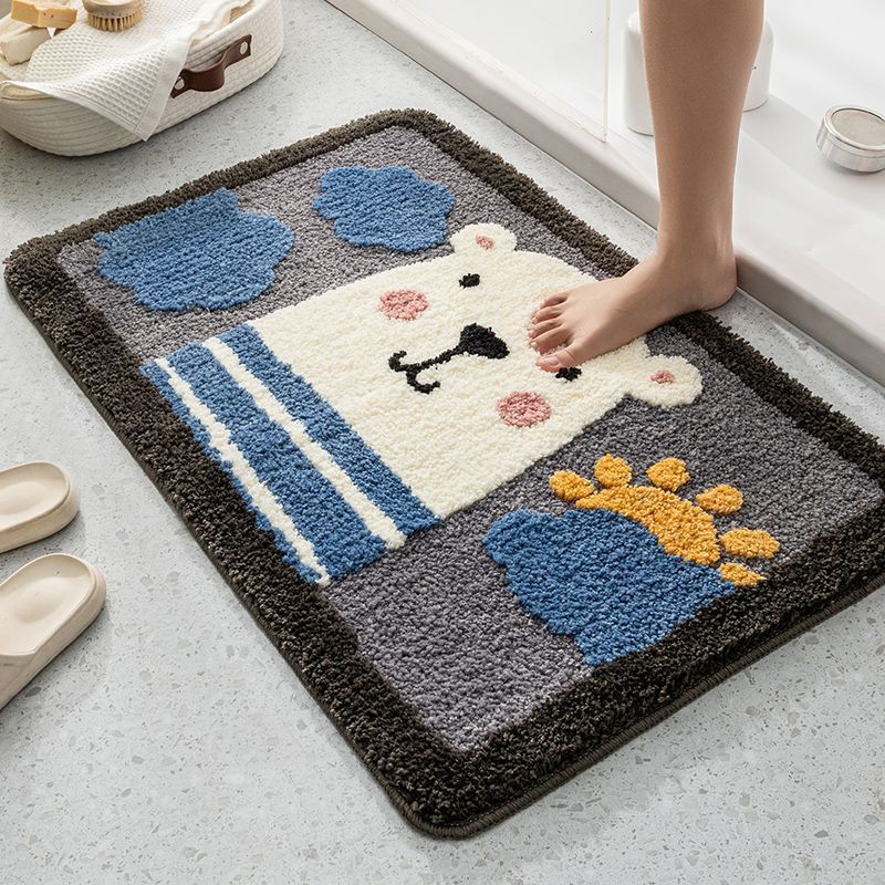 Cartoon Household Bathroom Mats Bathroom Absorbent Non - slip Mat - Hearth & Lume