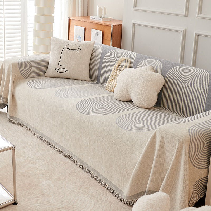 All - inclusive Universal Sofa Cover Simple Full Cover Cloth Sofa Cover Cushion - Hearth & Lume