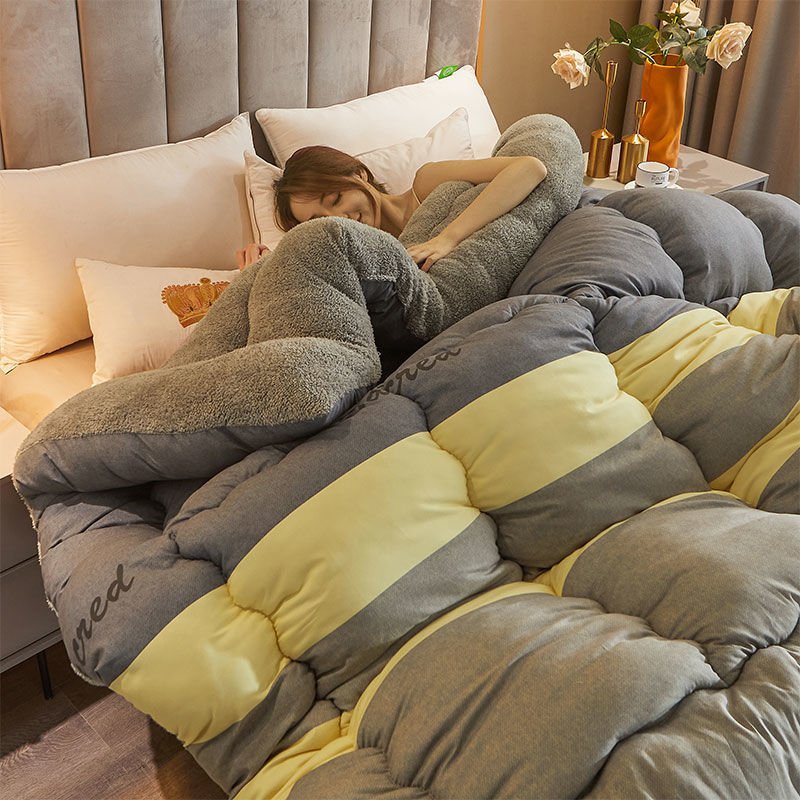 Lamb Cashmere Winter Quilt Thickened - Hearth & Lume