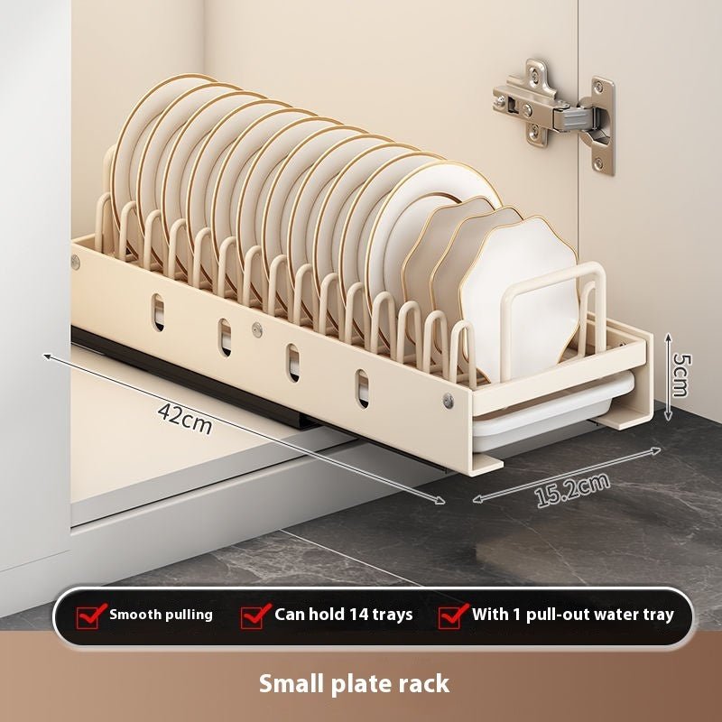 Kitchen Household Bowl Plate Plate Storage Rack Cabinet Built - in Drawer Draining Basket Bowl Rack - Hearth & Lume