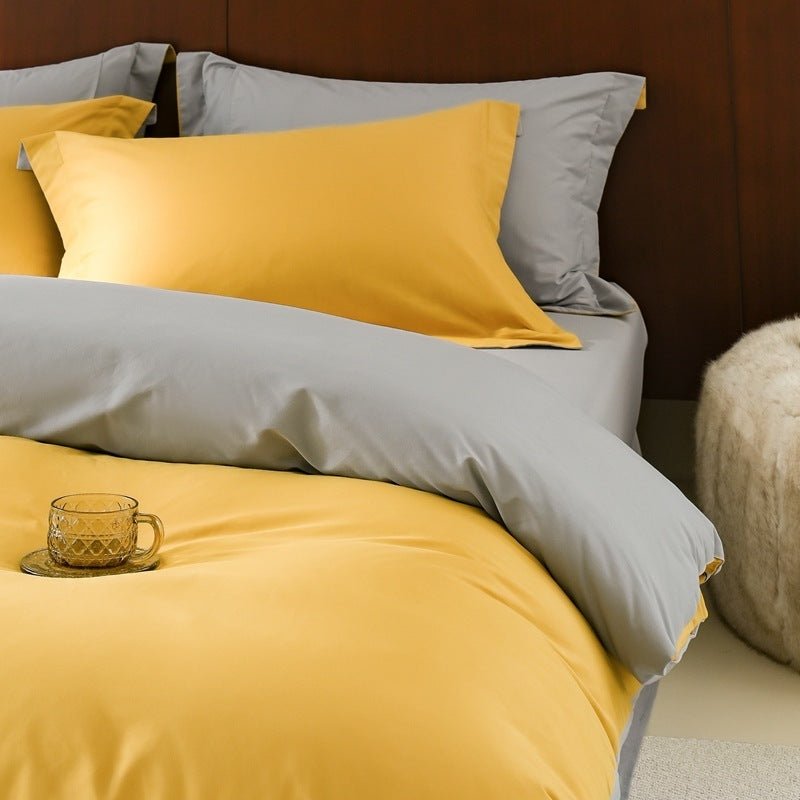 High - end Thickening Brushed Cotton Four - piece Cotton Set - Hearth & Lume