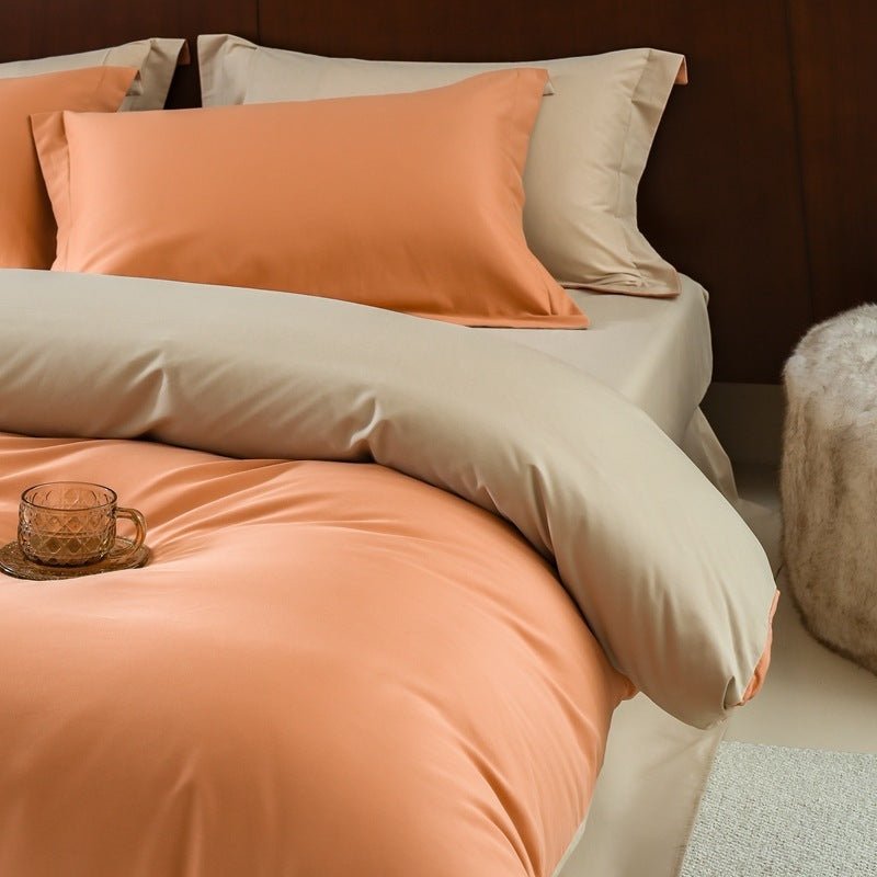 High - end Thickening Brushed Cotton Four - piece Cotton Set - Hearth & Lume