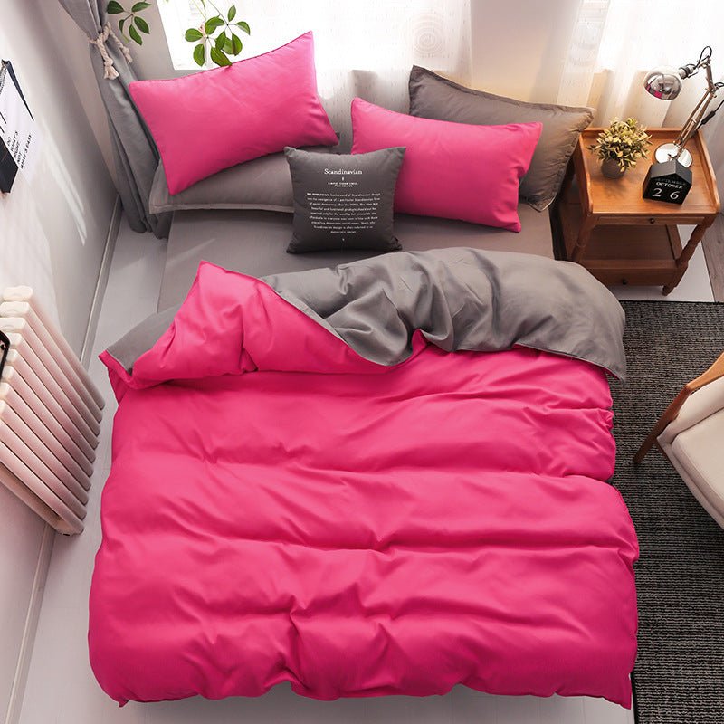 Simple three - piece bedding - Hearth & Lume
