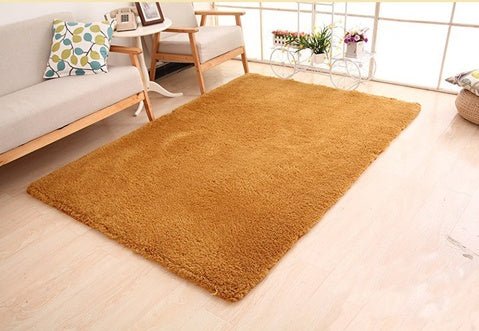 Living Room Rug Area Solid Carpet Fluffy Soft Home Decor White Plush Carpet - Hearth & Lume