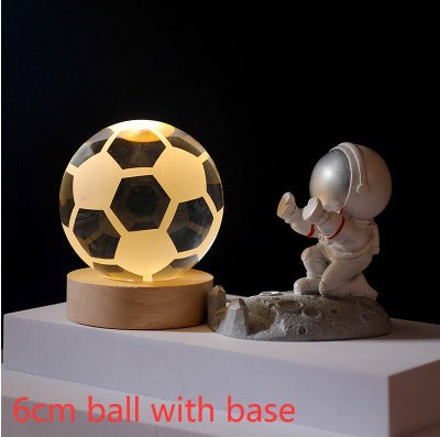 3D Crystal Ball Night Light Solar System Cosmic Theme LED Decoration Light - Hearth & Lume