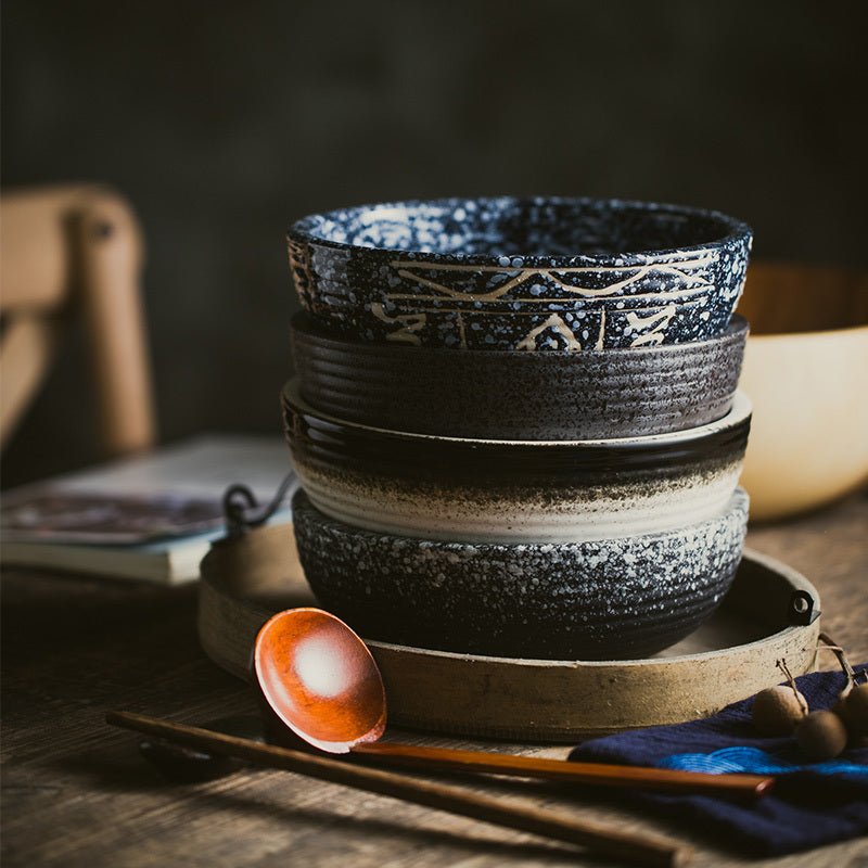Retro Soup Bowl Japanese Style Drinking Bowl - Hearth & Lume