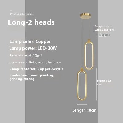 Copper Light Luxury Modern Minimalist Master Bedroom Living Room Background - Hearth & Lume