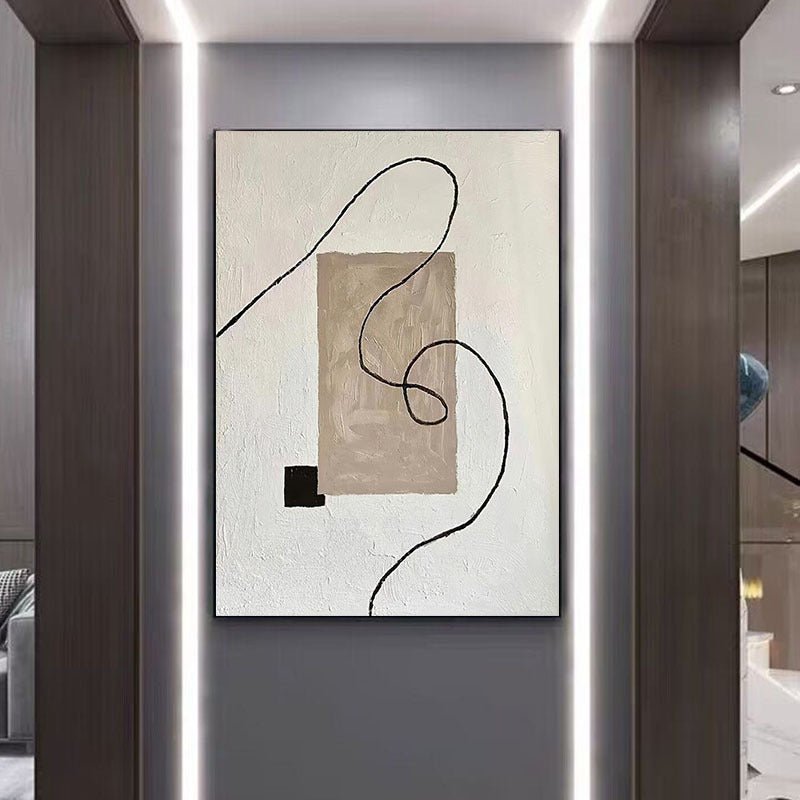 Pure Hand Drawing Minimalist Living Room Decorative Painting - Hearth & Lume