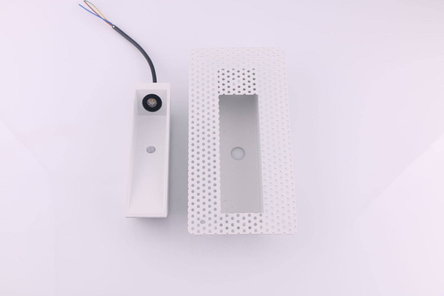 Frameless Waterproof Magnetic Long Square Stair Aisle Intelligent Induction Wall Lamp - Hearth & Lume