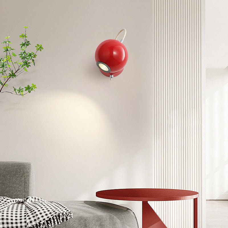 Cream Style Bedroom Wall Lamp Bedside Magnetic Suction Lamp - Hearth & Lume