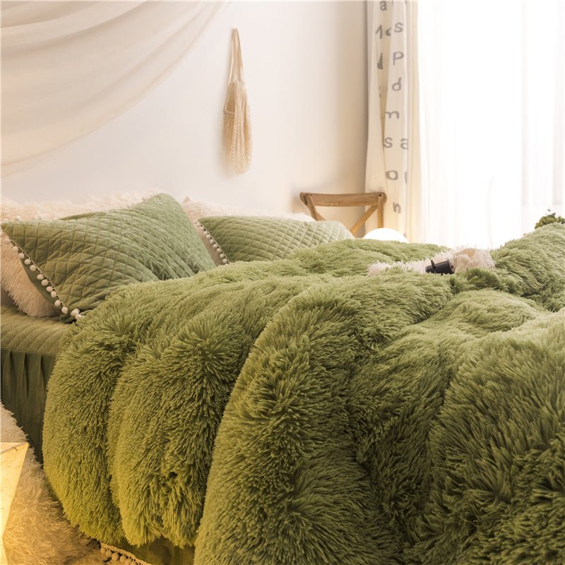 Korean mink velvet warm bedding - Hearth & Lume