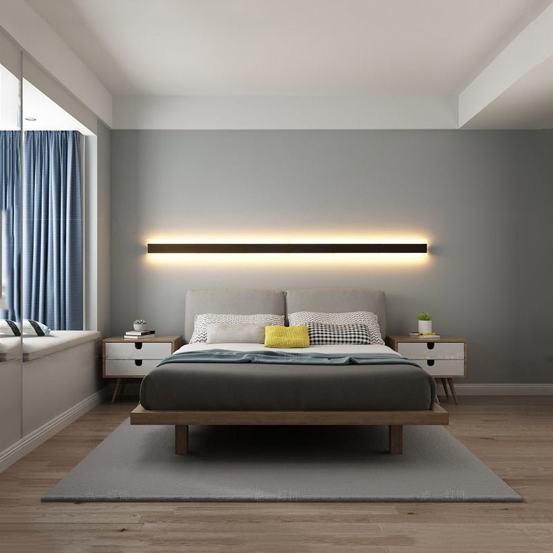 Minimalist Long LED Wall Lamp - Hearth & Lume