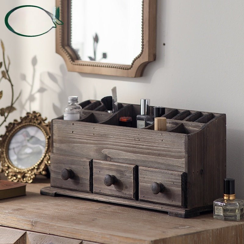 Solid Wood Desktop Cosmetic Case - Hearth & Lume