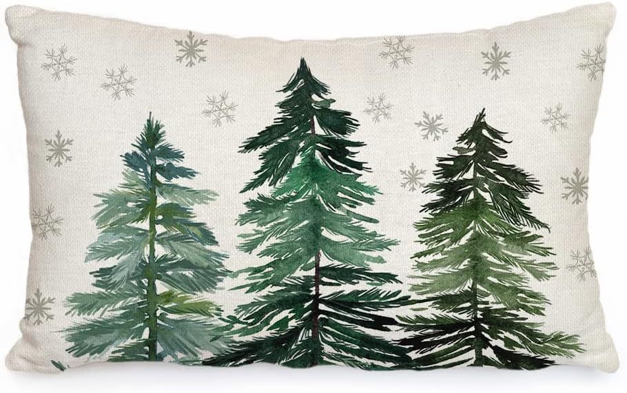 Christmas Simple Linen Pillow Cover Home Sofa Decoration - Hearth & Lume