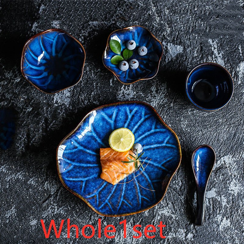 Ceramic Tableware Set Supporting Dishes Spoons Dinner Plates - Hearth & Lume