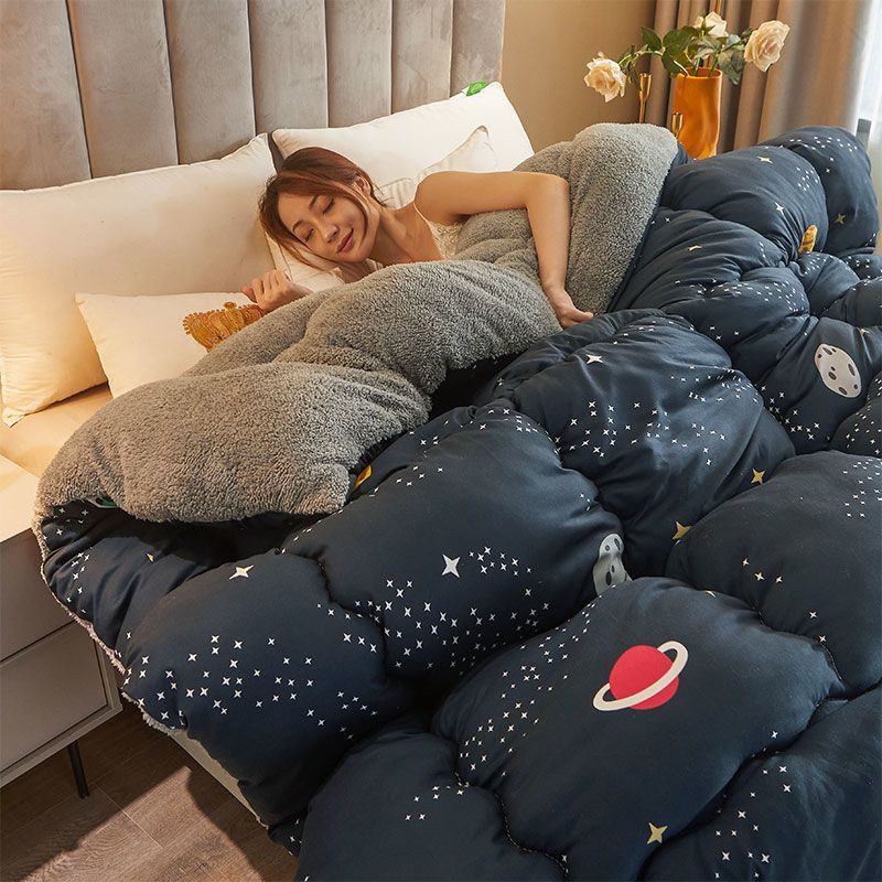 Lamb Cashmere Winter Quilt Thickened - Hearth & Lume
