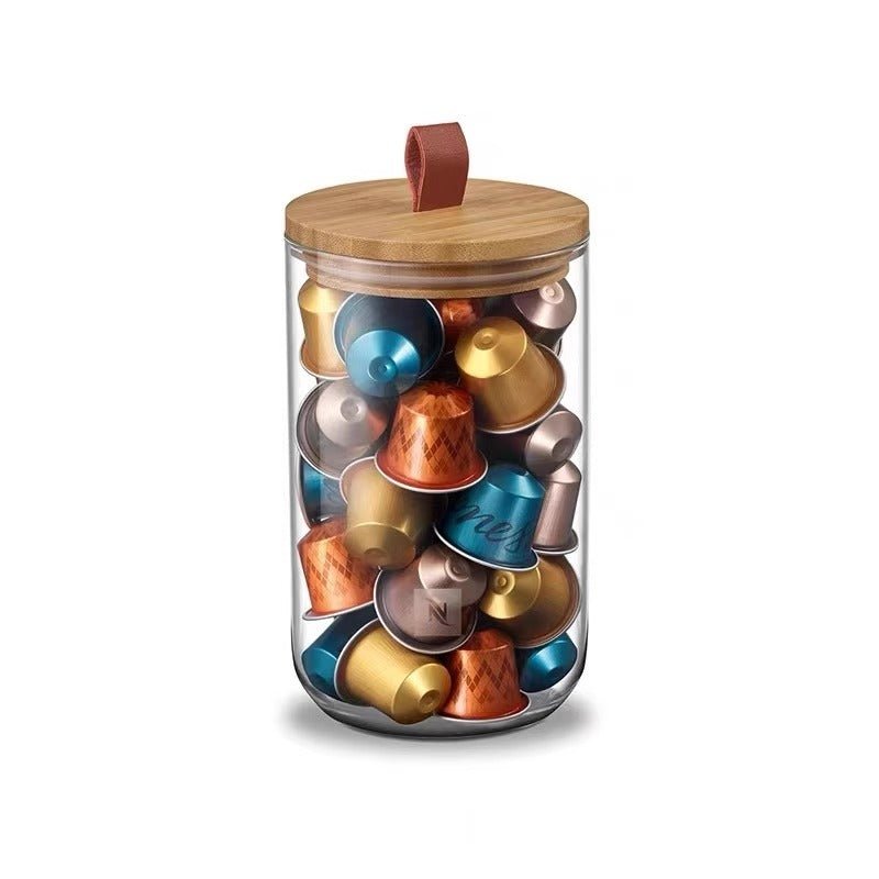Capsule Coffee Storage Simple Storage Sealed Tank - Hearth & Lume