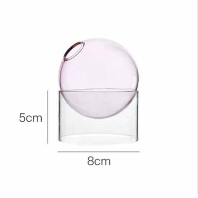 Creative Colorful Spherical Glass Vase Decoration - Hearth & Lume