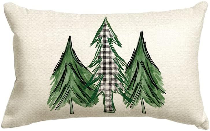 Christmas Simple Linen Pillow Cover Home Sofa Decoration - Hearth & Lume