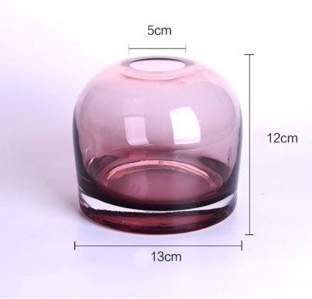 Simple Vase Creative Glass Living Room Dining Table Home Vase Vase - Hearth & Lume