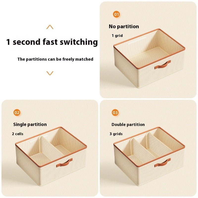 Clothes Storage Box Foldable Underwear Storage Box - Hearth & Lume