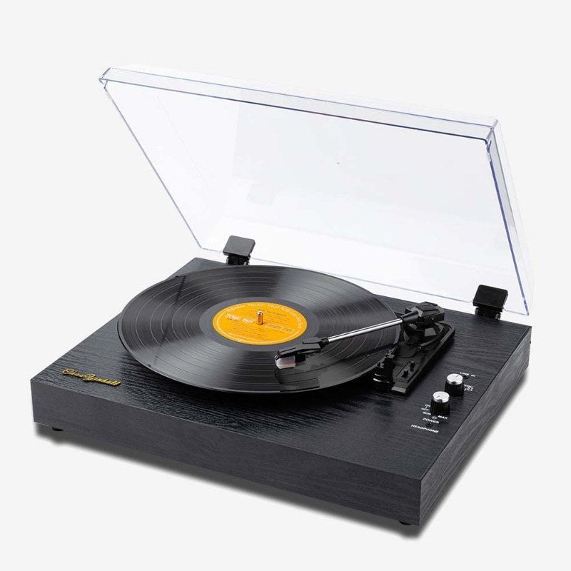Vinyl Record Player Retro Bluetooth Audio Integrated Old - fashioned Phonograph - Hearth & Lume