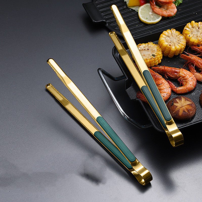 Korean Stainless Steel Barbecue Tongs Barbecue Steak Tongs - Hearth & Lume
