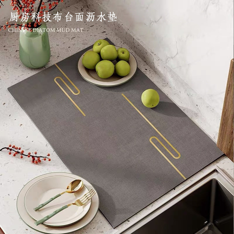Diatom Ooze Absorbent Kitchen Table Mat