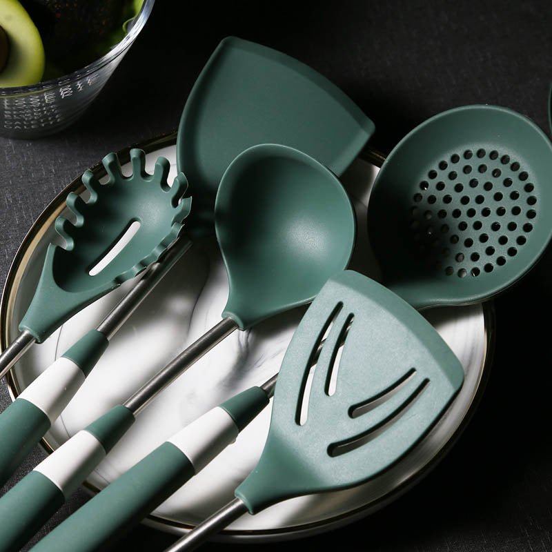 Silicone Spatula Kitchenware Spatula Set Kitchen Non - stick Cooking Spoon - Hearth & Lume
