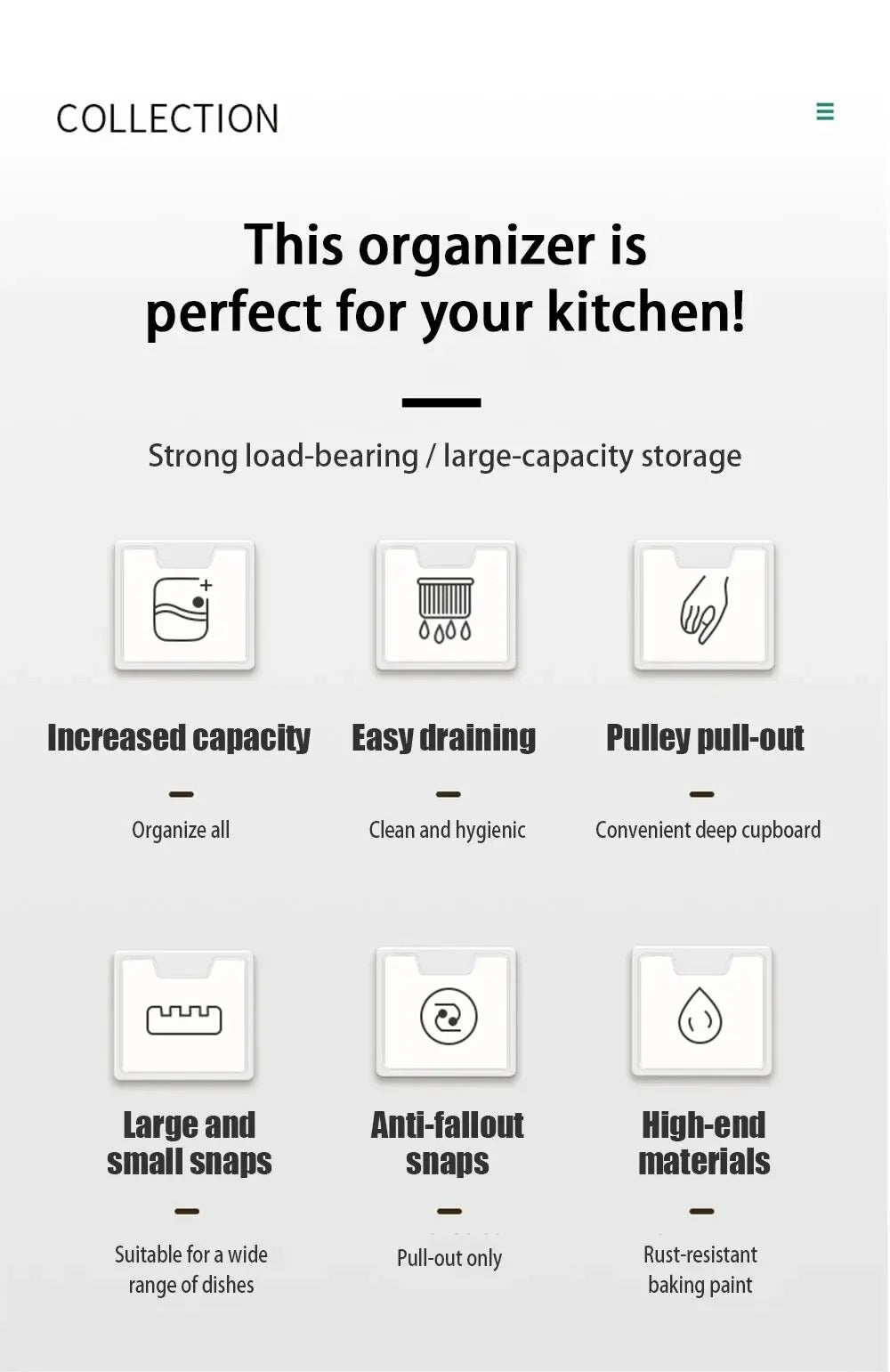 Multi - functional Kitchen Storage Rack Dish Draining Rack - Hearth & Lume