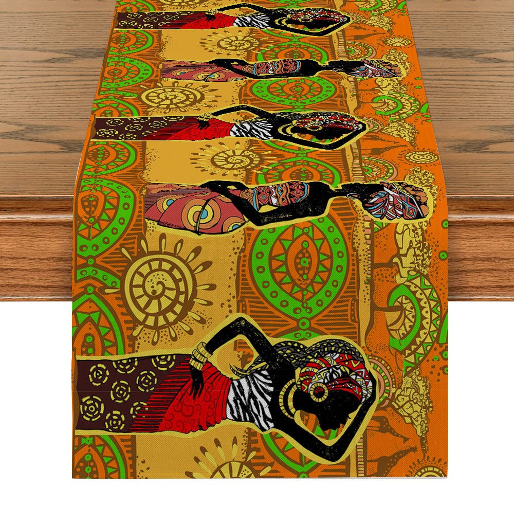 Table Runner National Geometric Tea Table - Hearth & Lume