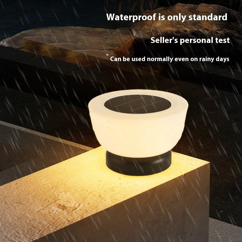 Modern Minimalist Solar Wall Lamp - Hearth & Lume