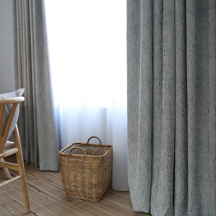 Solid color modern simple thick cotton curtain fabric - Hearth & Lume