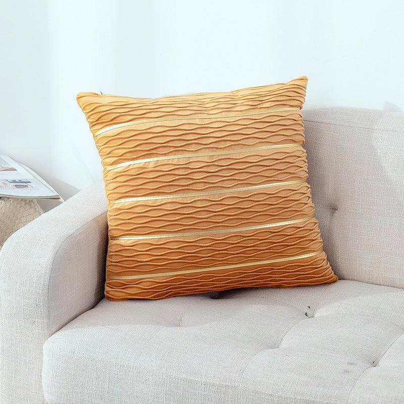 Simple Luxury Striped Velvet Pillow Cover - Hearth & Lume