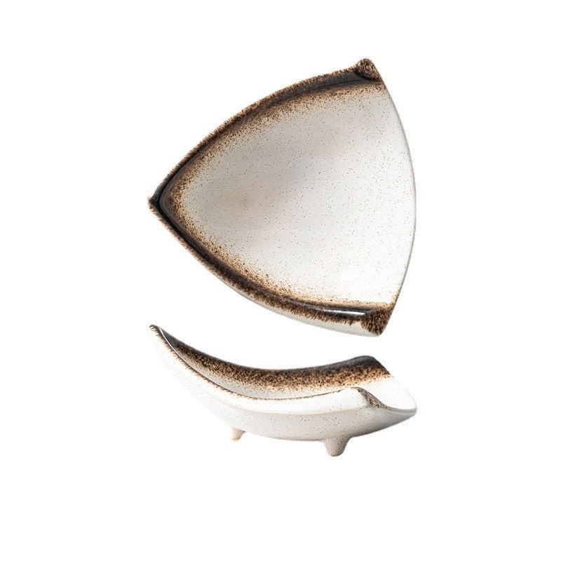 Snack Plate Creative Japanese Ceramic Art Plate Fruit Plate - Hearth & Lume