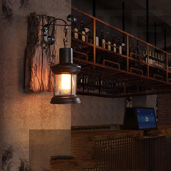 Distressed retro wall lamp - Hearth & Lume