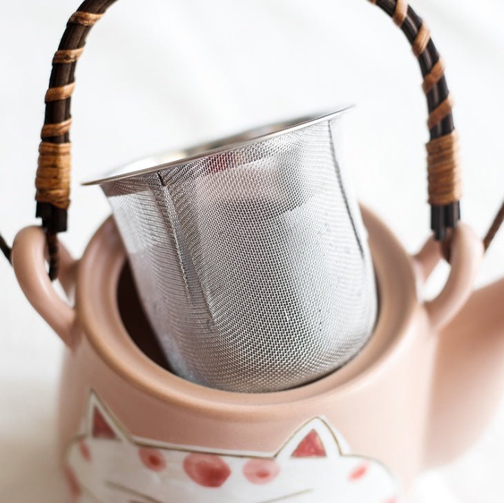 Creative Hand - painted Lucky Cat Ceramic Tea Set - Hearth & Lume