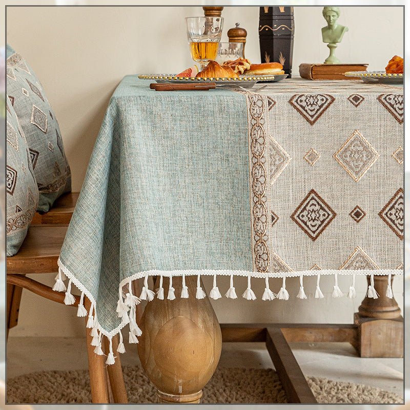 Cotton And Linen Cover Cloth Table Cloth Feeling Fabric - Hearth & Lume