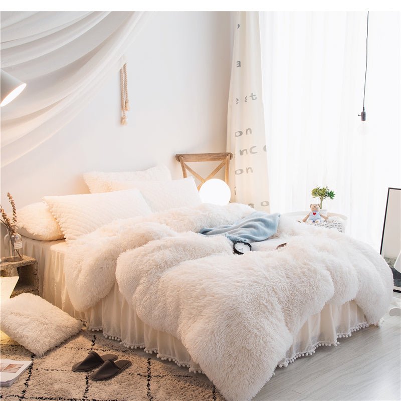Korean mink velvet warm bedding - Hearth & Lume