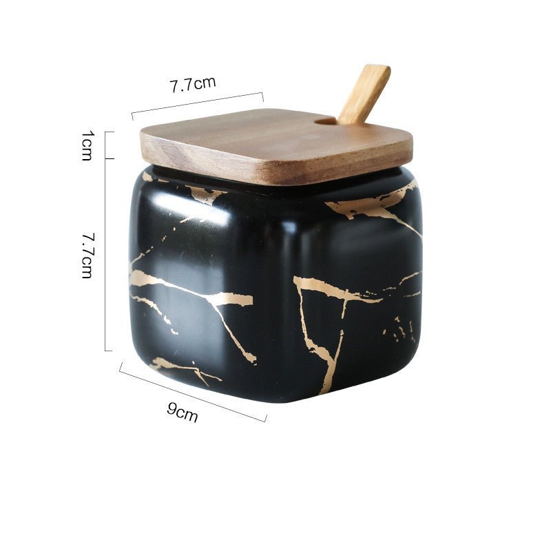 Nordic Gold Marble Jar Set - Hearth & Lume