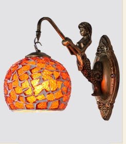 Retro Creative Bedroom Mermaid Wall Lamp - Hearth & Lume