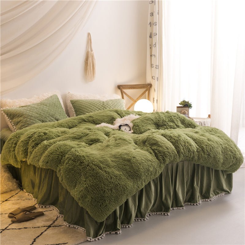 Korean mink velvet warm bedding - Hearth & Lume