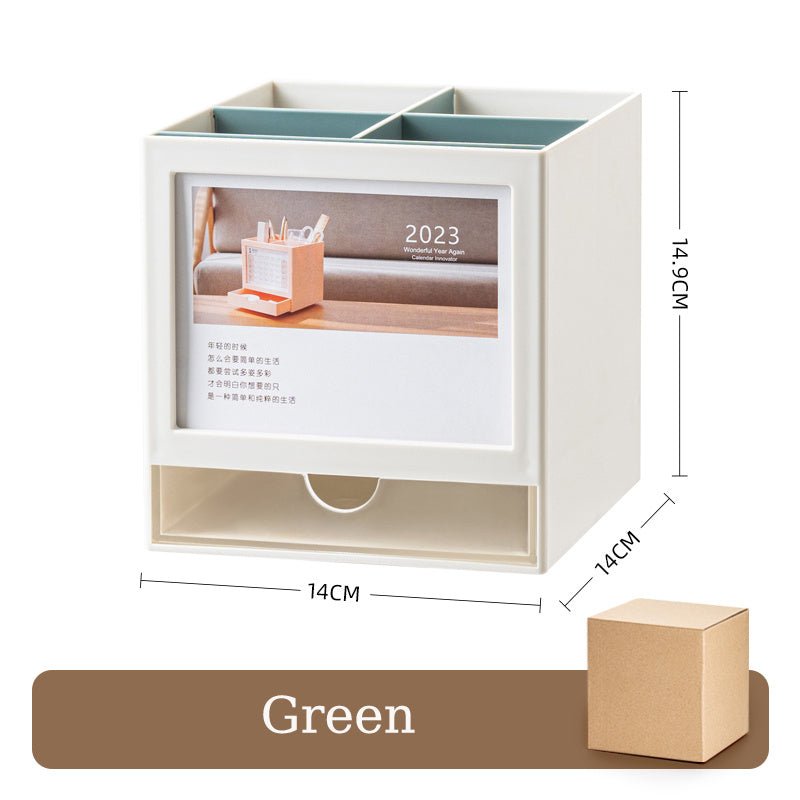 Rotary Pen Holder Multifunctional Desktop Drawer Storage Box - Hearth & Lume